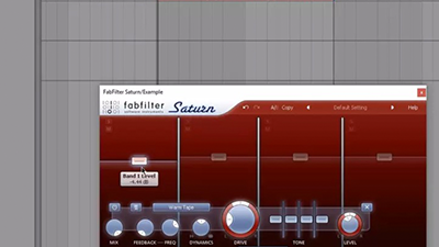 using fabfilter saturn on vocals